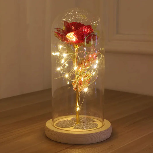The Eternal Rose Lamp