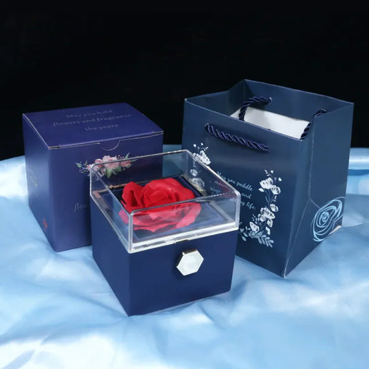 The Forever Rose Rotating Gift Box